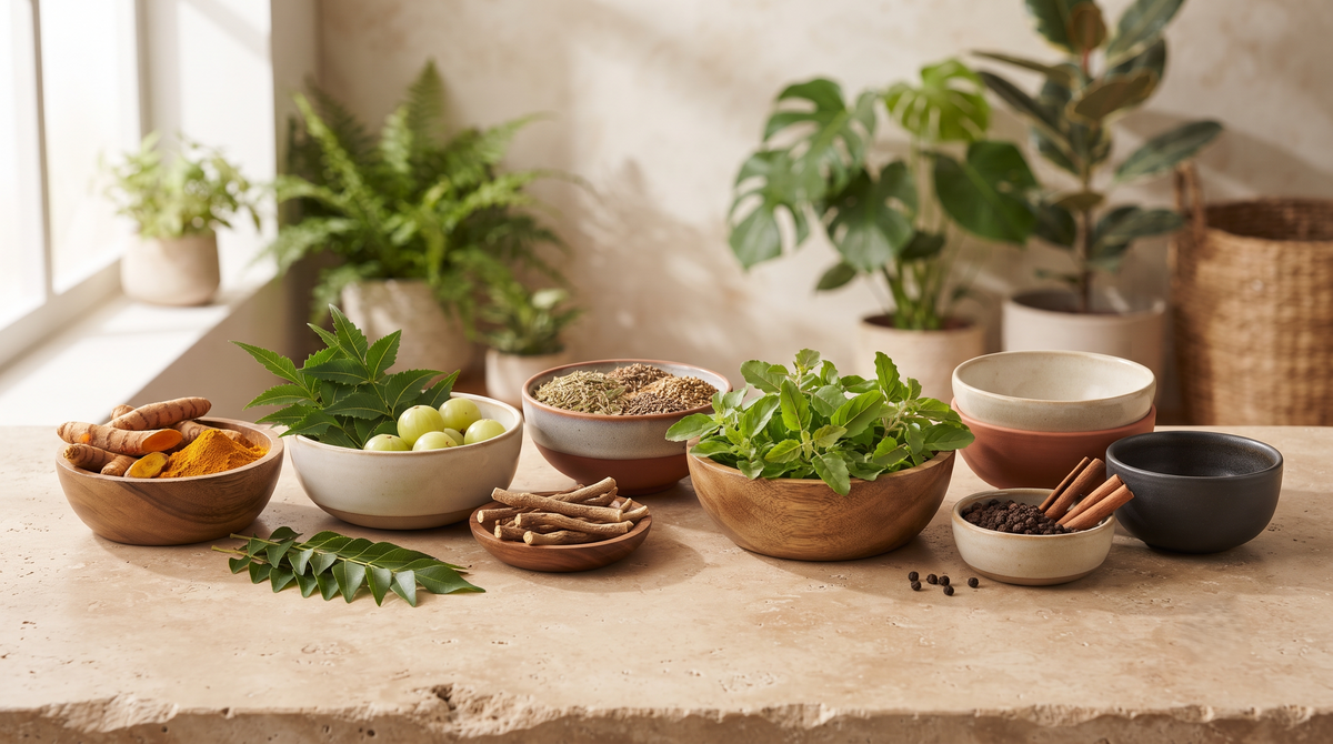 The Power of Natural Ingredients in Ayurvedic Wellness