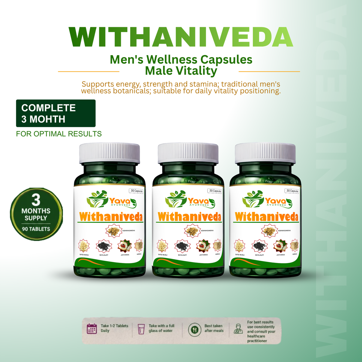 Withaniveda - Supports energy, strength and stamina