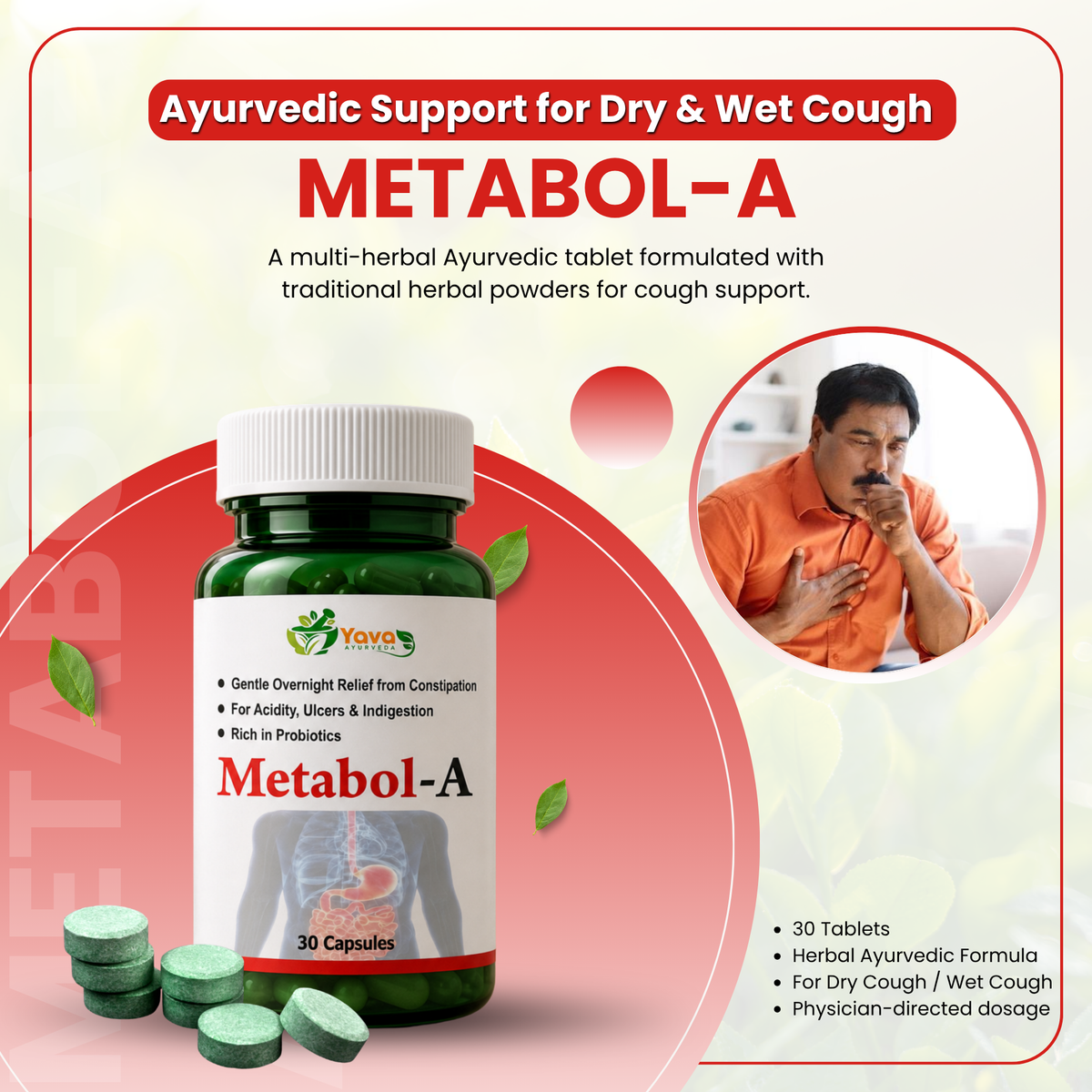 Metabol-A- Supports digestive regularity and gut comfort