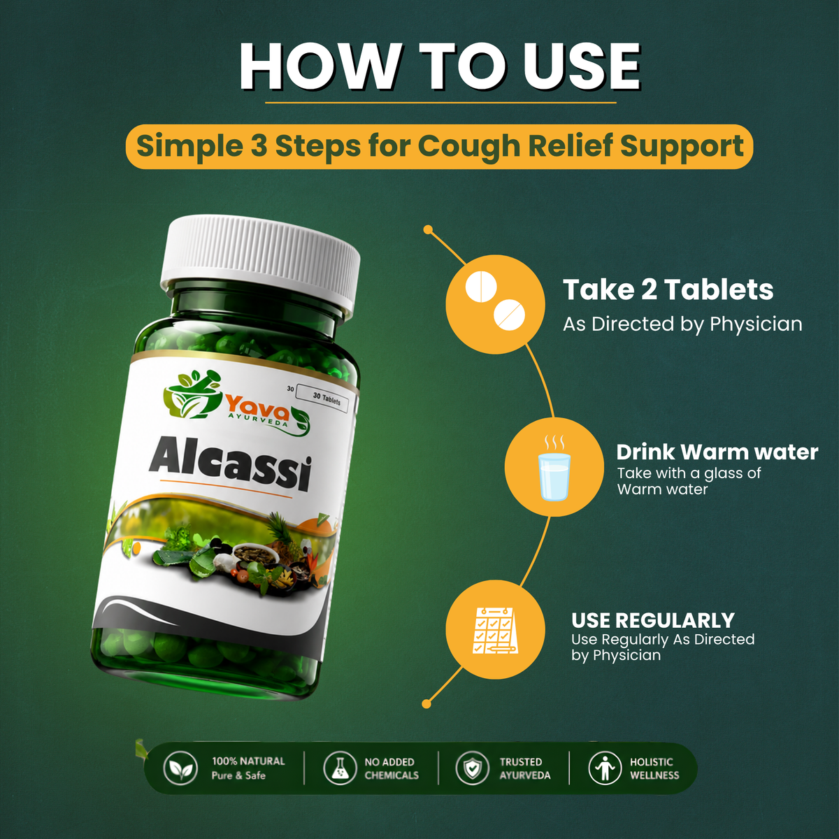 Alcassi - Supports relaxation and restful sleep routines