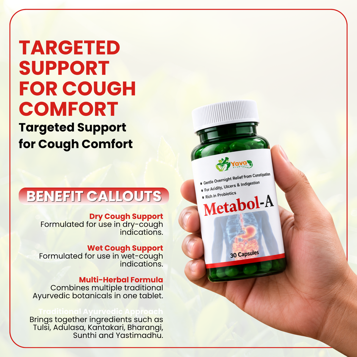 Metabol-A- Supports digestive regularity and gut comfort