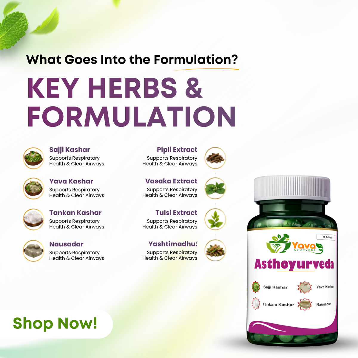 Asthoyurveda - Respiratory and Chest Wellness