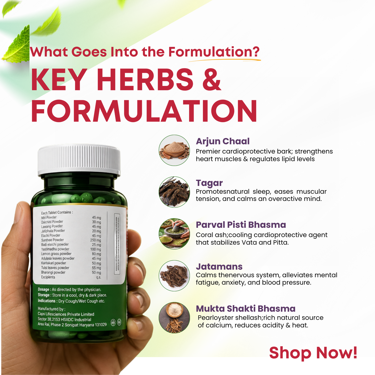 Traditional Ingredients, Everyday Calm & Balanced Wellness.