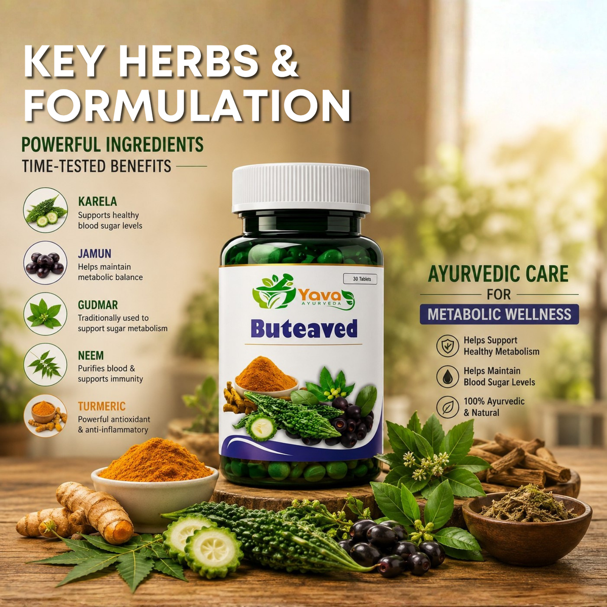 Traditional Herbs, Everyday Metabolic & Balanced Wellness.