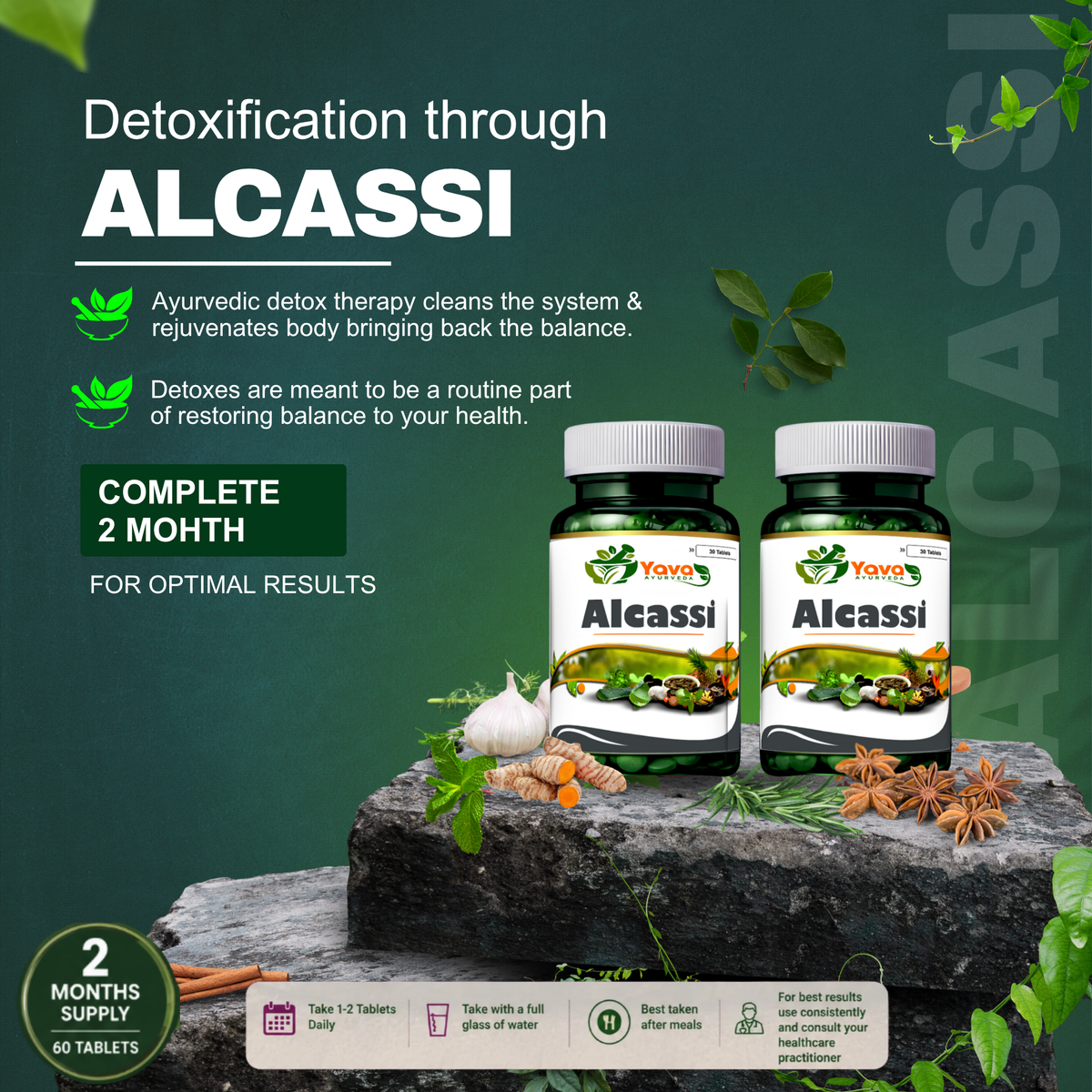 Alcassi - Supports relaxation and restful sleep routines