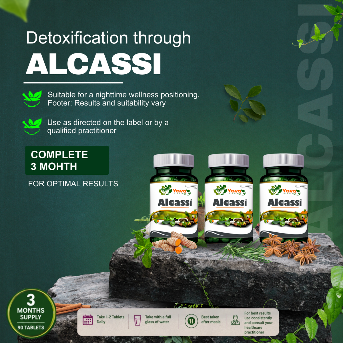 Alcassi - Supports relaxation and restful sleep routines