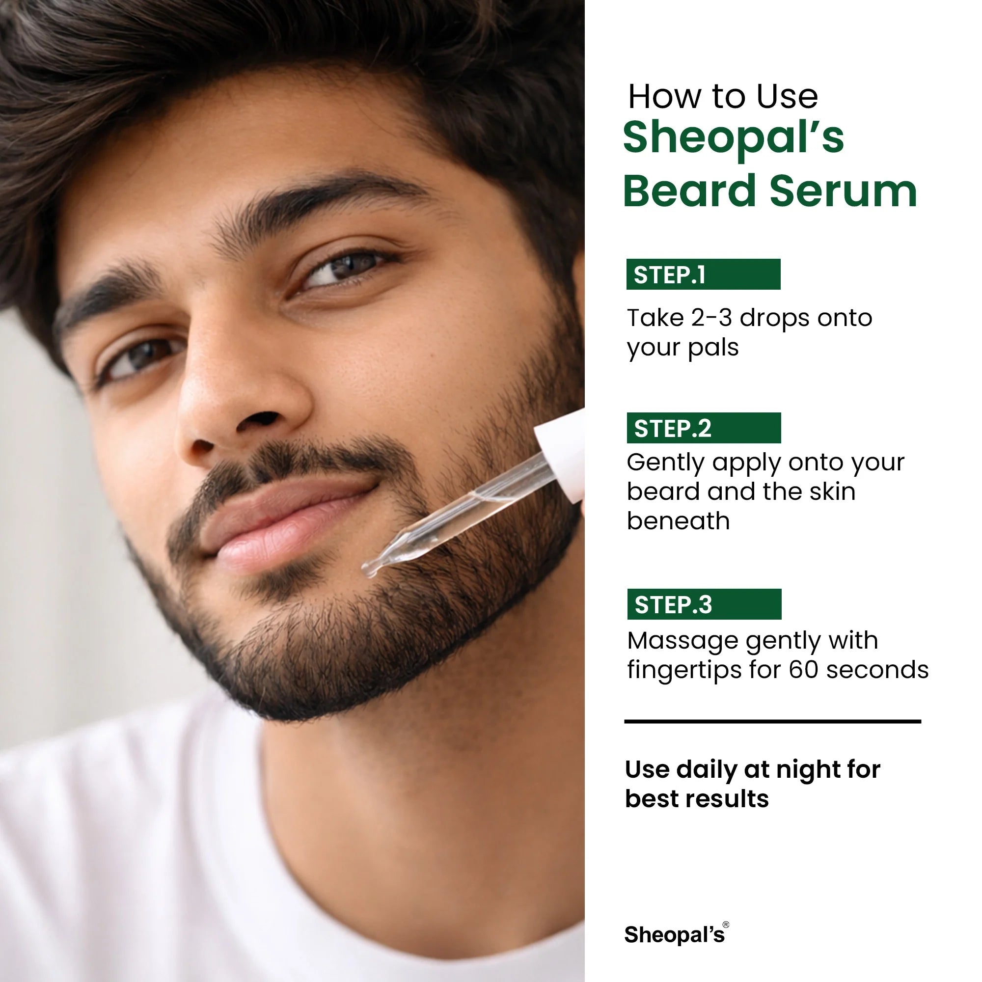 Beard Serum with Redensyl for Faster Beard Growth