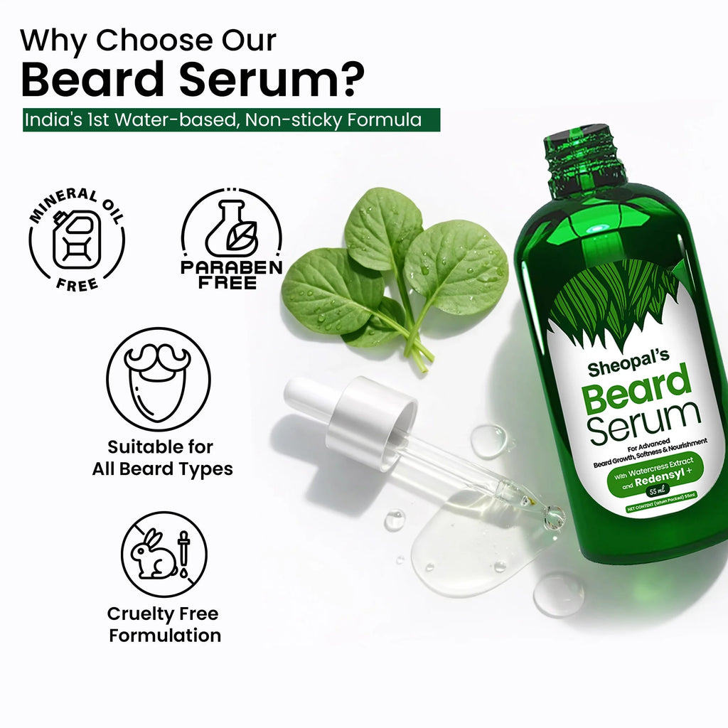 Beard Serum With Redensyl For Beard Growth