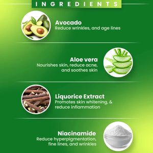 Avocado Face Wash – Deep Cleanser for Oily Skin & Anti Aging (100ml)