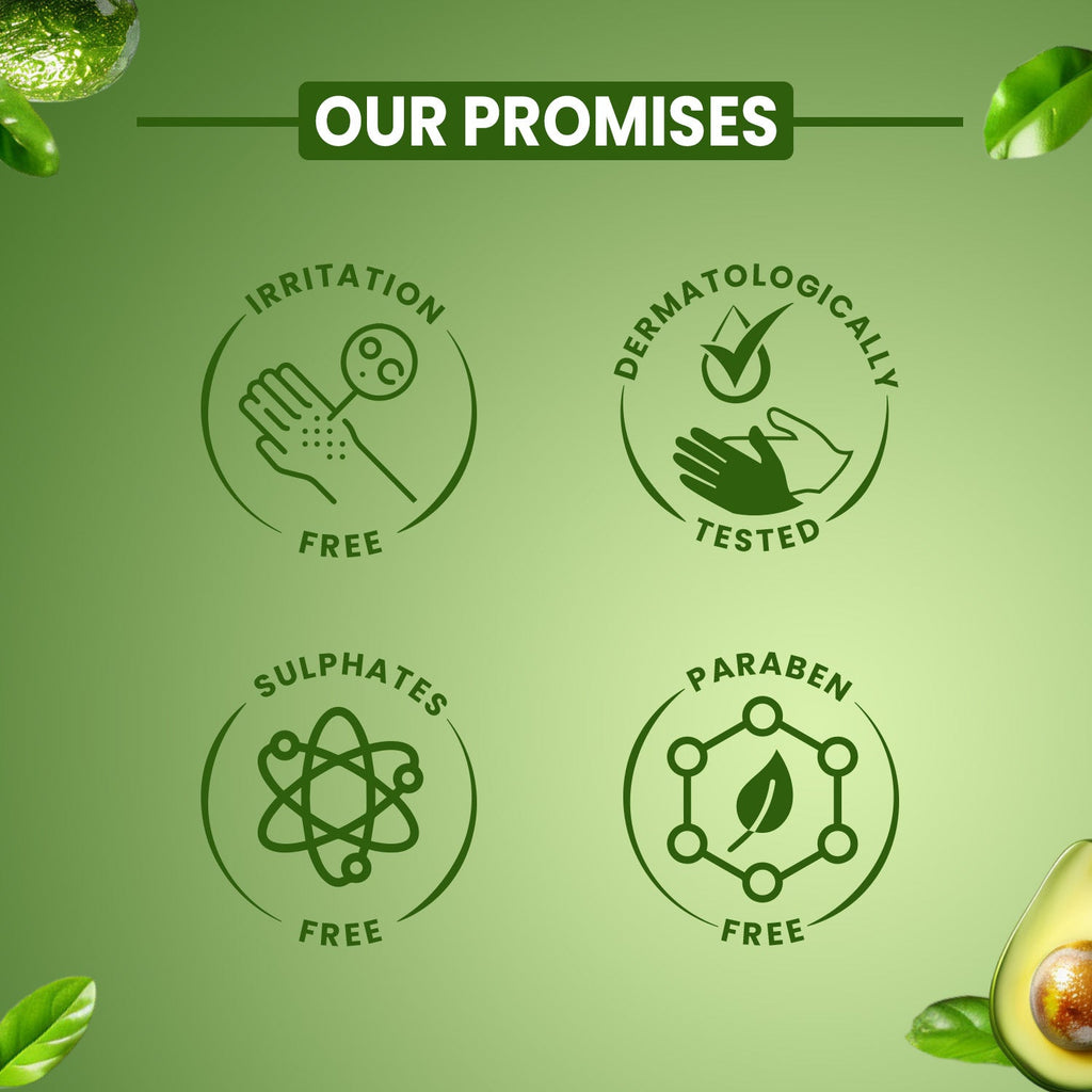 Avocado Shampoo | For Frizzy Hair And Dandruff Management