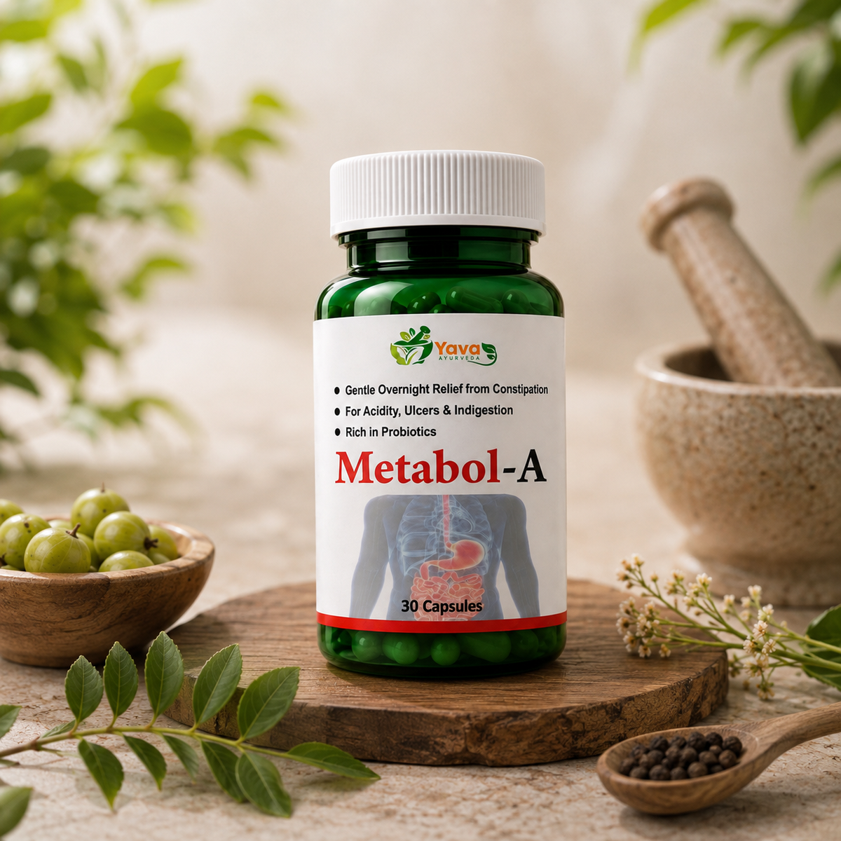 Metabol-A- Supports digestive regularity and gut comfort