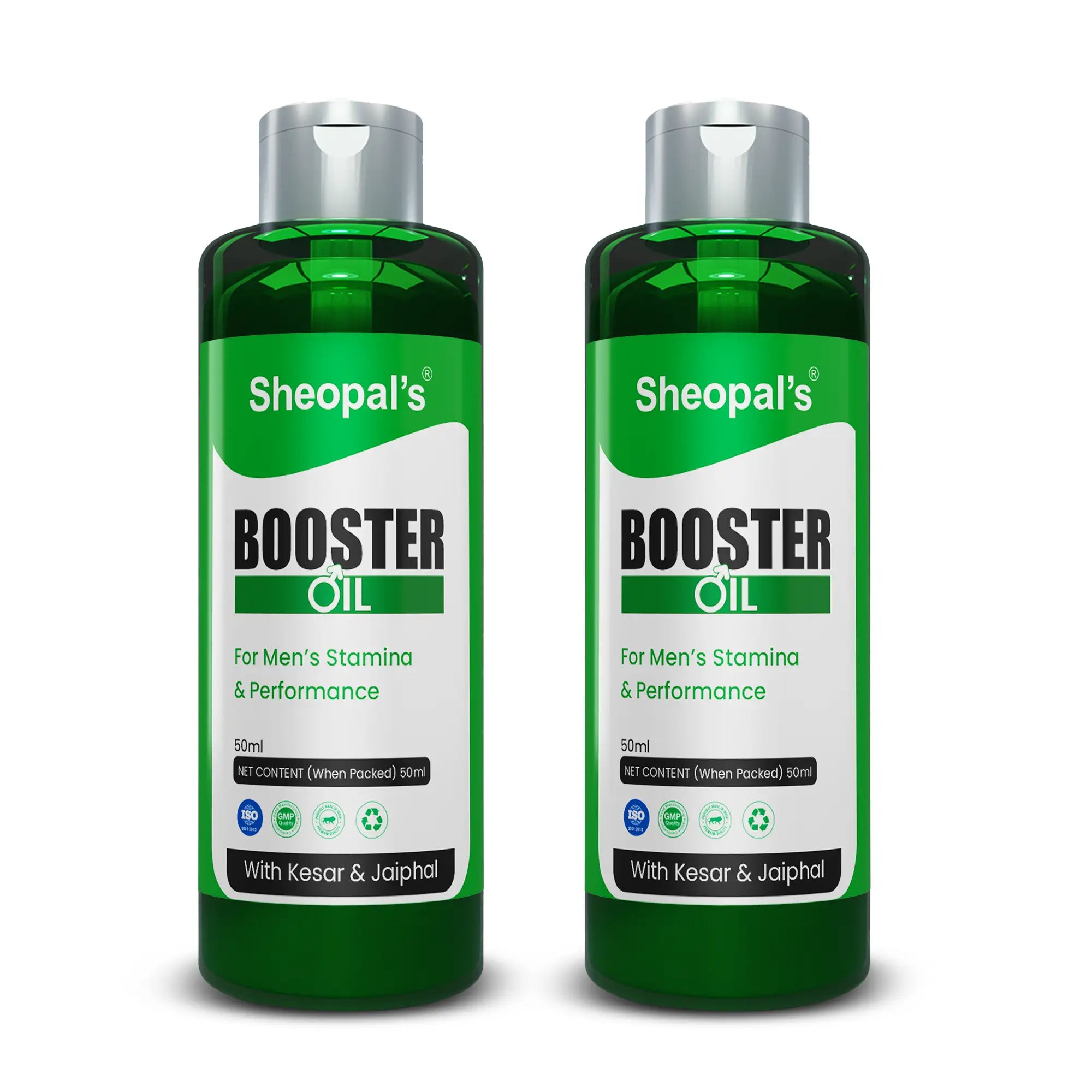 Sheopal’s Booster Oil for Men – Massage Oil for Energy, Performance & Vitality